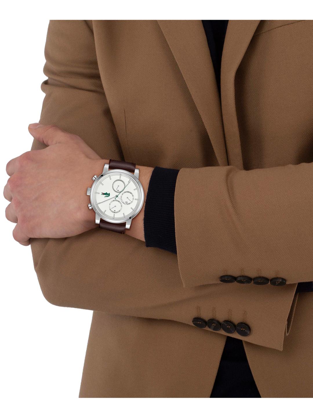 Lacoste Replay White 43 mm Dial Men Chrono Watch 2011486