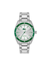 Lacoste Boston Silver 39 mm Dial Men Analog Watch 2011487