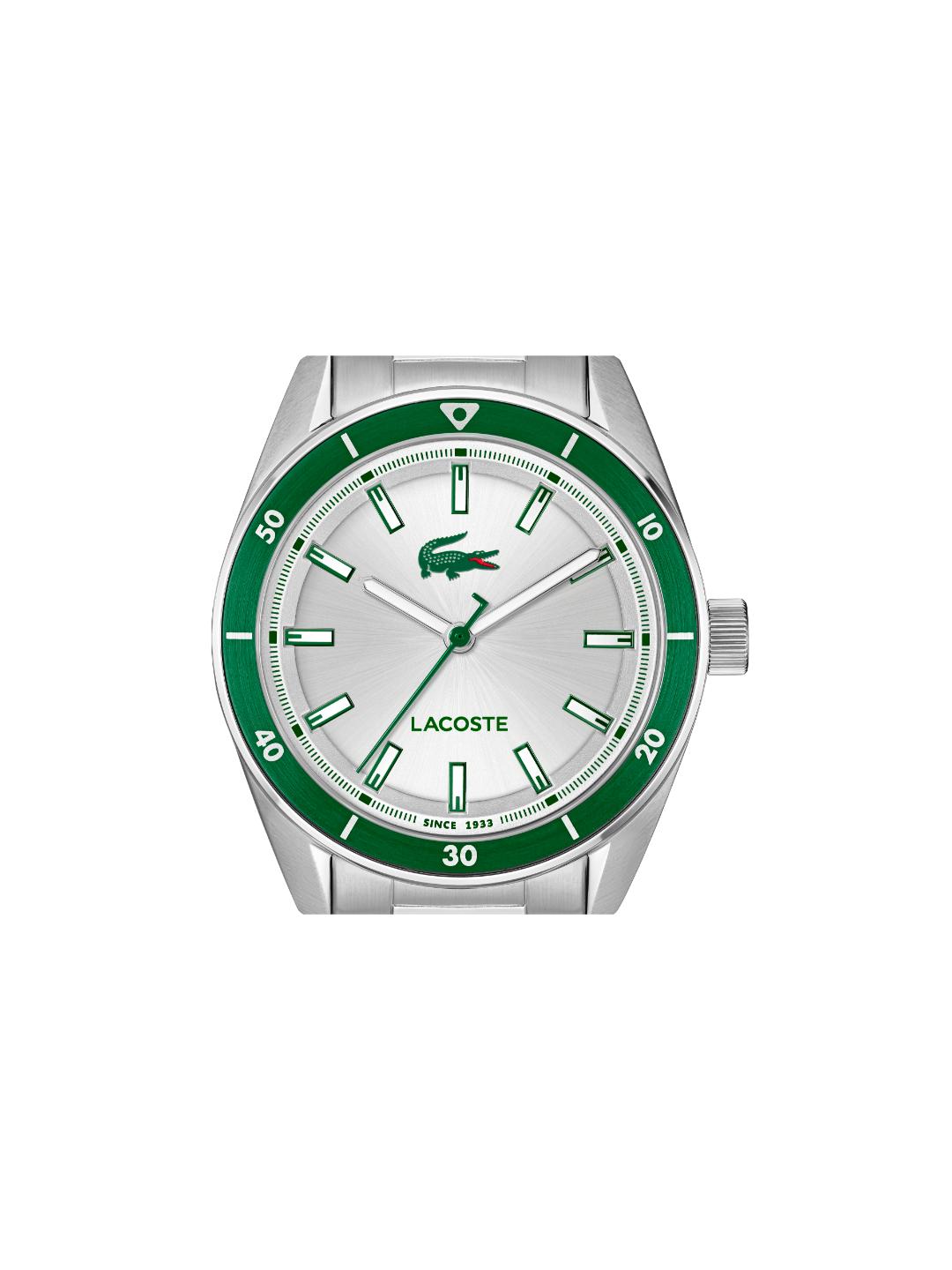 Lacoste Boston Silver 39 mm Dial Men Analog Watch 2011487