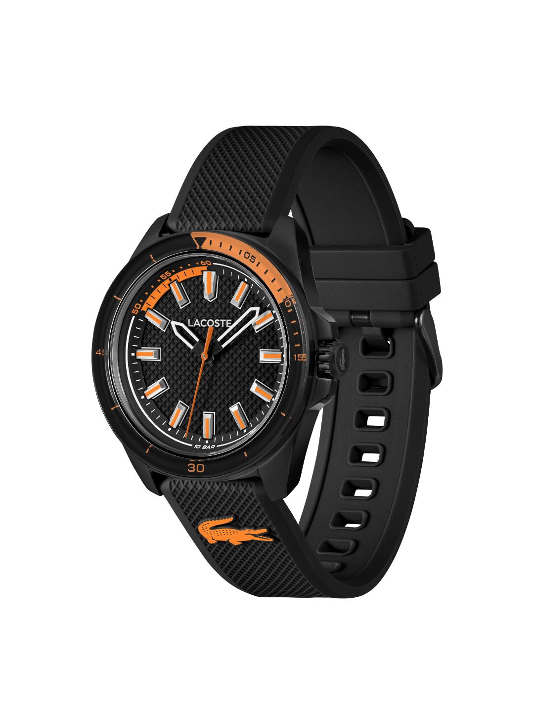 Lacoste Capbreton Qtz Basic Black Round Dial Men's Watch - 2011495