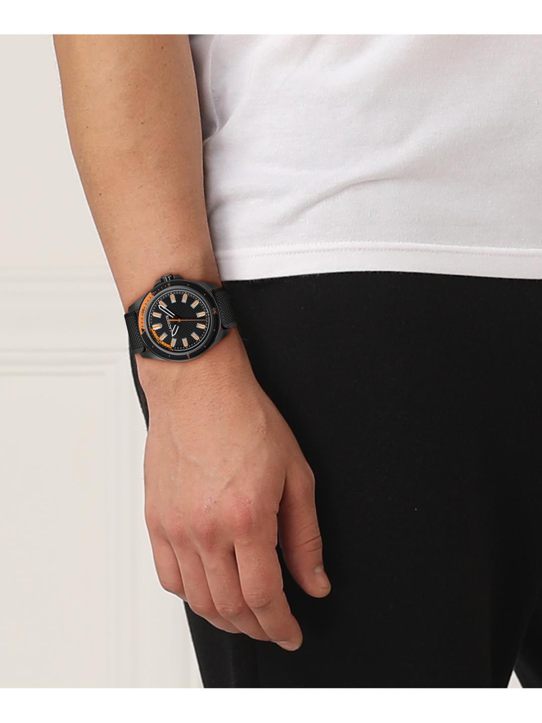 Lacoste Capbreton Qtz Basic Black Round Dial Men's Watch - 2011495