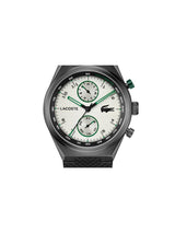 Lacoste LINE Racer Silver 42 mm Dial Men Chrono Watch 2011498