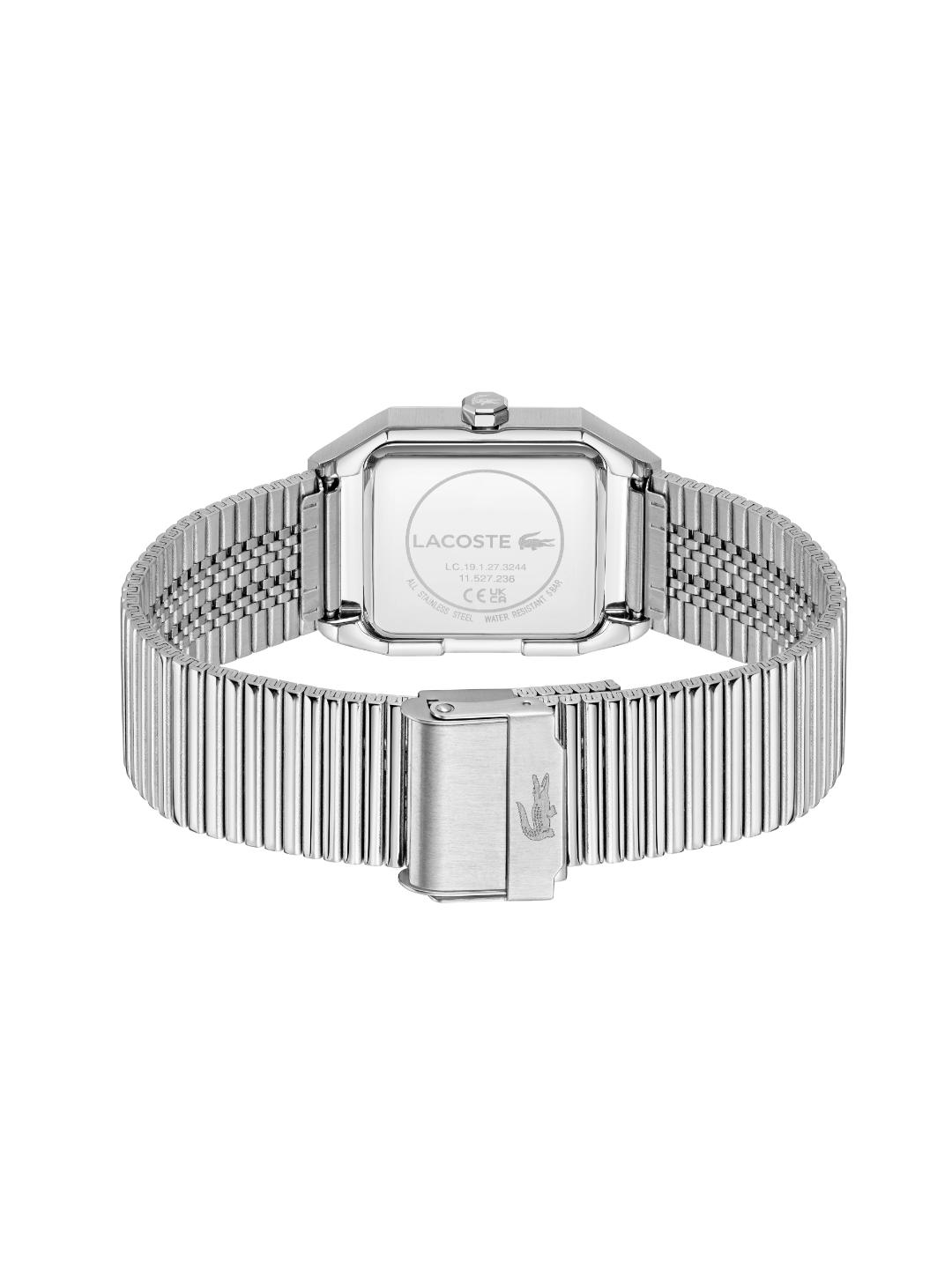 Lacoste Rene Silver White 31 mm Dial Men Analog Watch 2011500