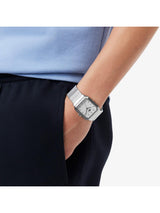 Lacoste Rene Silver White 31 mm Dial Men Analog Watch 2011500