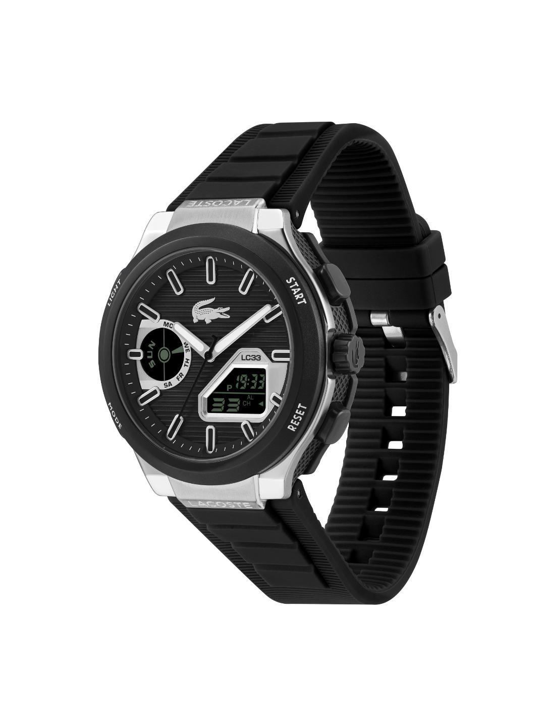 Lacoste LC33 Black 44.8 mm Dial Men Analog Watch 2011516