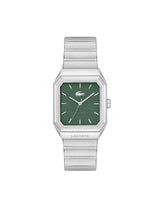 Lacoste Rene Qtz Basic Dark Green Rectangle Dial Men's Watch - 2011521