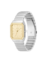 Lacoste Rene Qtz Basic Gold Rectangle Dial Men's Watch - 2011523