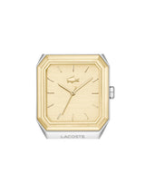 Lacoste Rene Qtz Basic Gold Rectangle Dial Men's Watch - 2011523