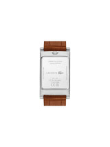 Lacoste Fashion Show Qtz Basic Slim White Rectangle Dial Men's Watch - 2011525