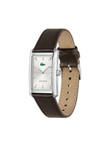 Lacoste Santiago Qtz Basic Silver White Rectangle Dial Men's Watch - 2011527