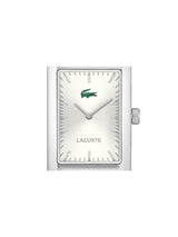 Lacoste Santiago Qtz Basic Silver White Rectangle Dial Men's Watch - 2011527