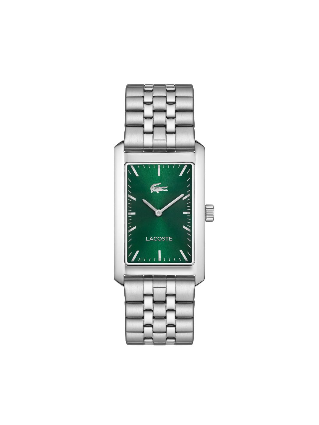 Lacoste Santiago Qtz Basic Green Rectangle Dial Men's Watch - 2011529