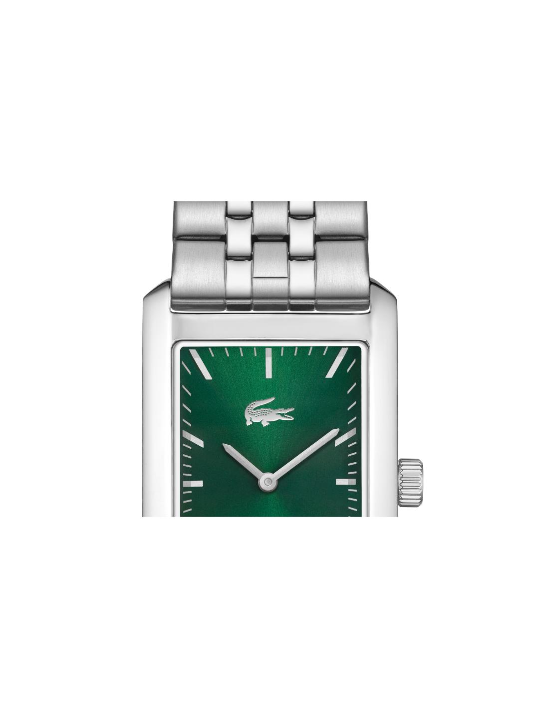 Lacoste Santiago Qtz Basic Green Rectangle Dial Men's Watch - 2011529