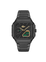 Lacoste Lc33 Square Qtz Basic Black Sunray Square Dial Men's Watch - 2011532