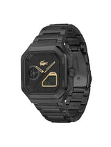 Lacoste Lc33 Square Qtz Basic Black Sunray Square Dial Men's Watch - 2011532