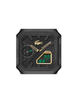 Lacoste Lc33 Square Qtz Basic Black Sunray Square Dial Men's Watch - 2011532