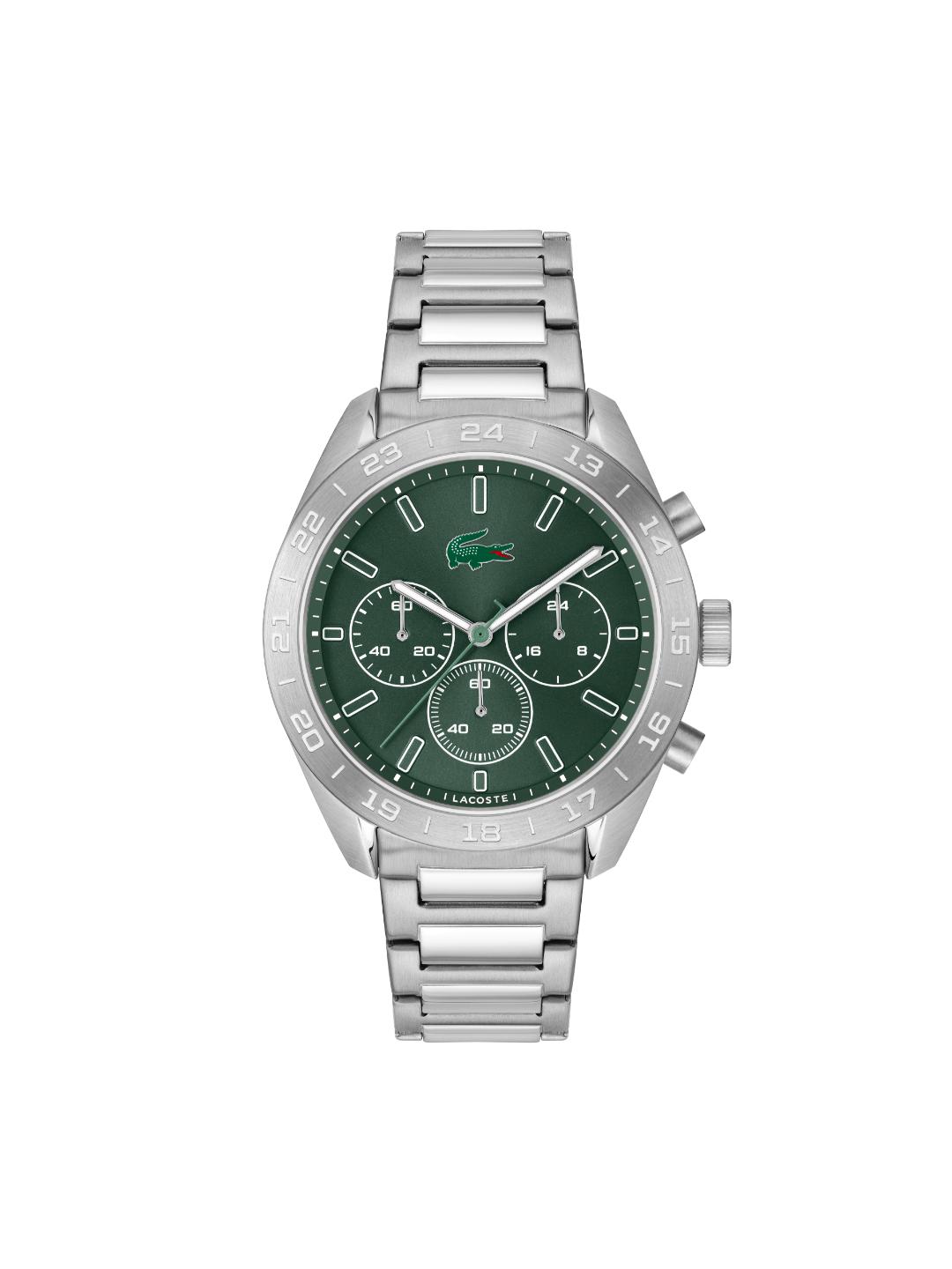 Lacoste Boston Fashion Green 42 mm Dial Men Chrono Watch 2011533