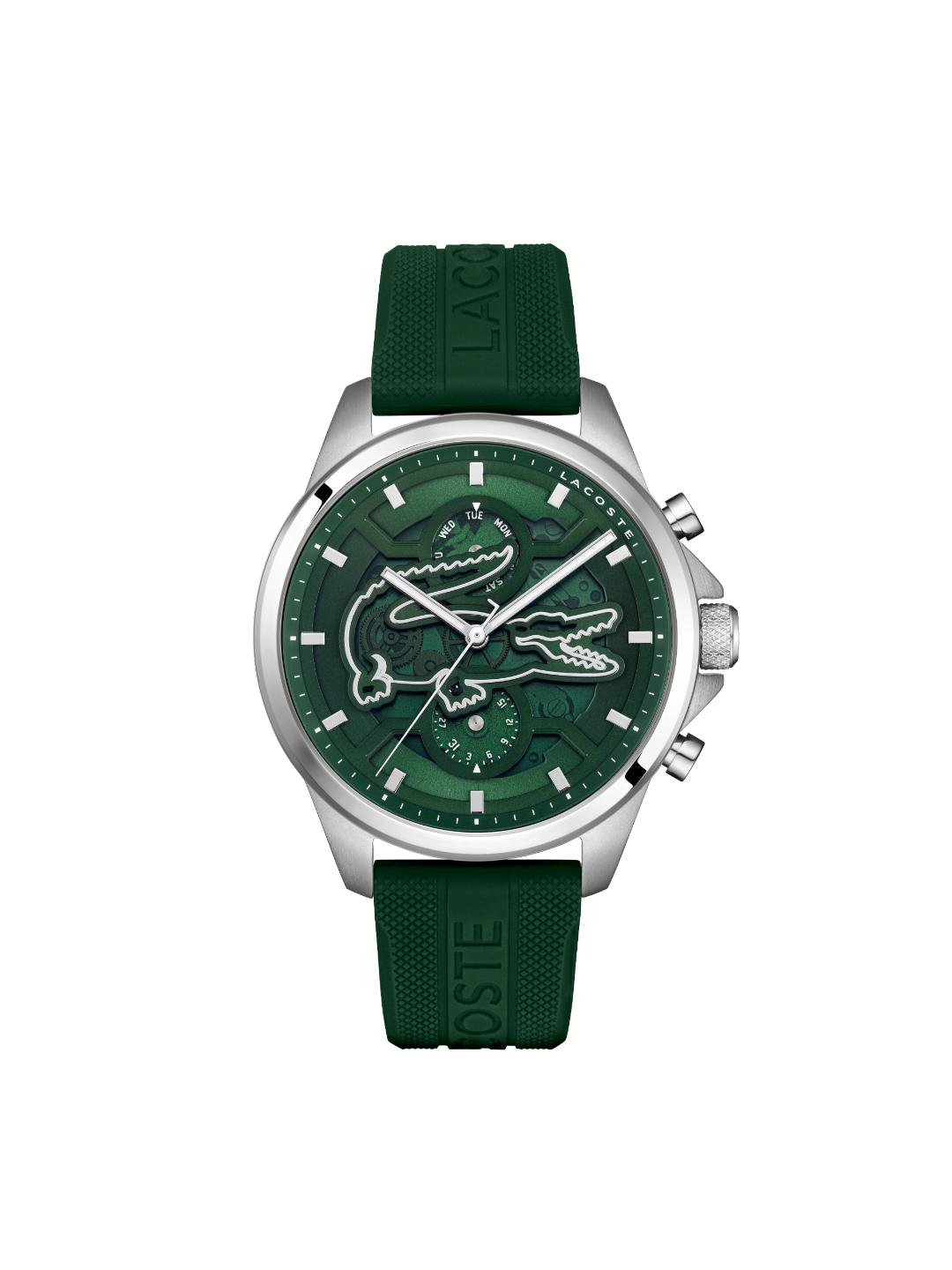Lacoste Arthor Qtz Multifunction Green Round Dial Men's Watch 2011536
