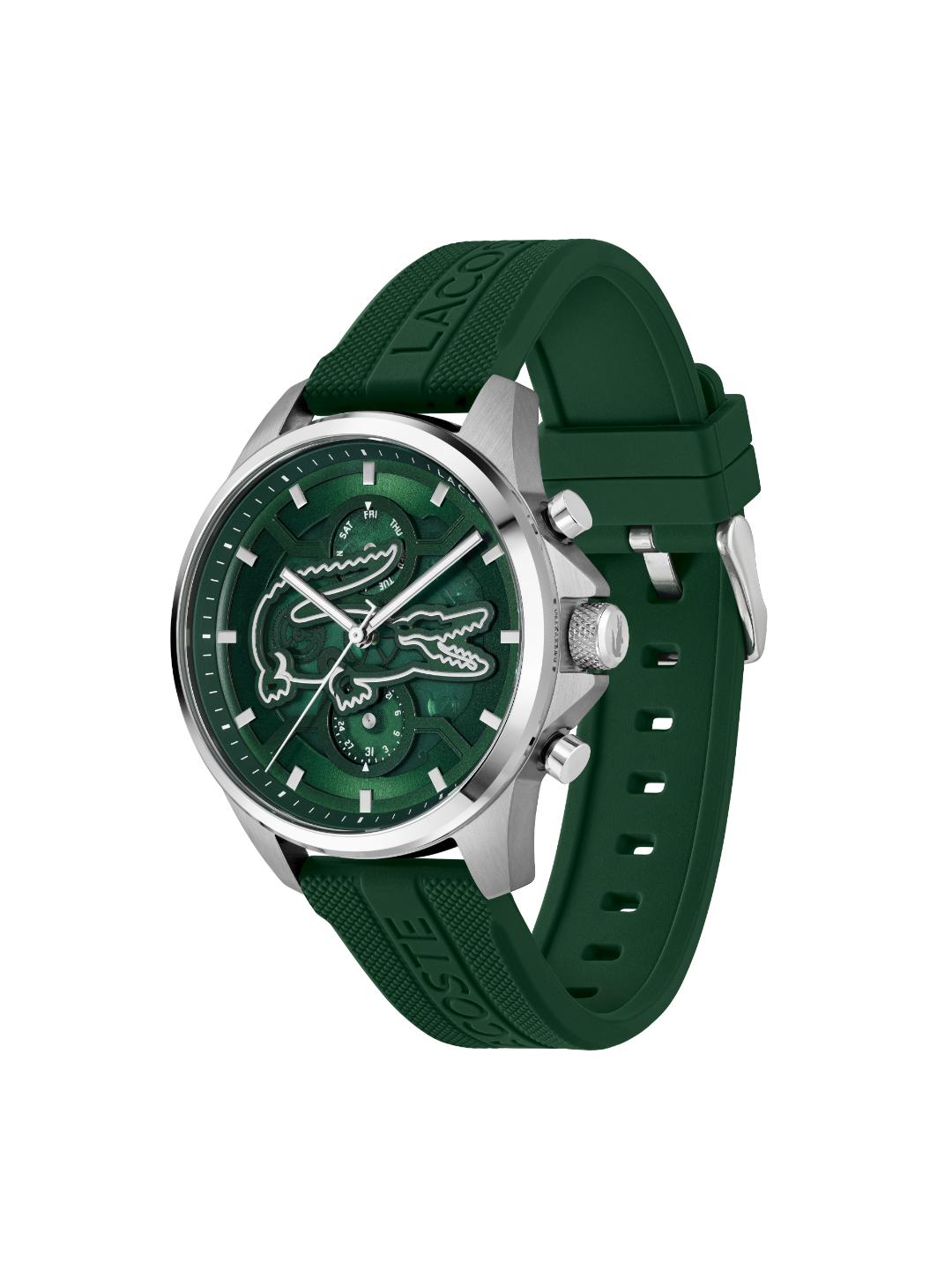 Lacoste Arthor Qtz Multifunction Green Round Dial Men's Watch 2011536