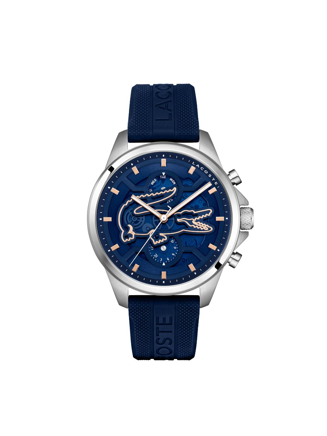 Lacoste Arthor Qtz Multifunction Blue Round Dial Men's Watch 2011538