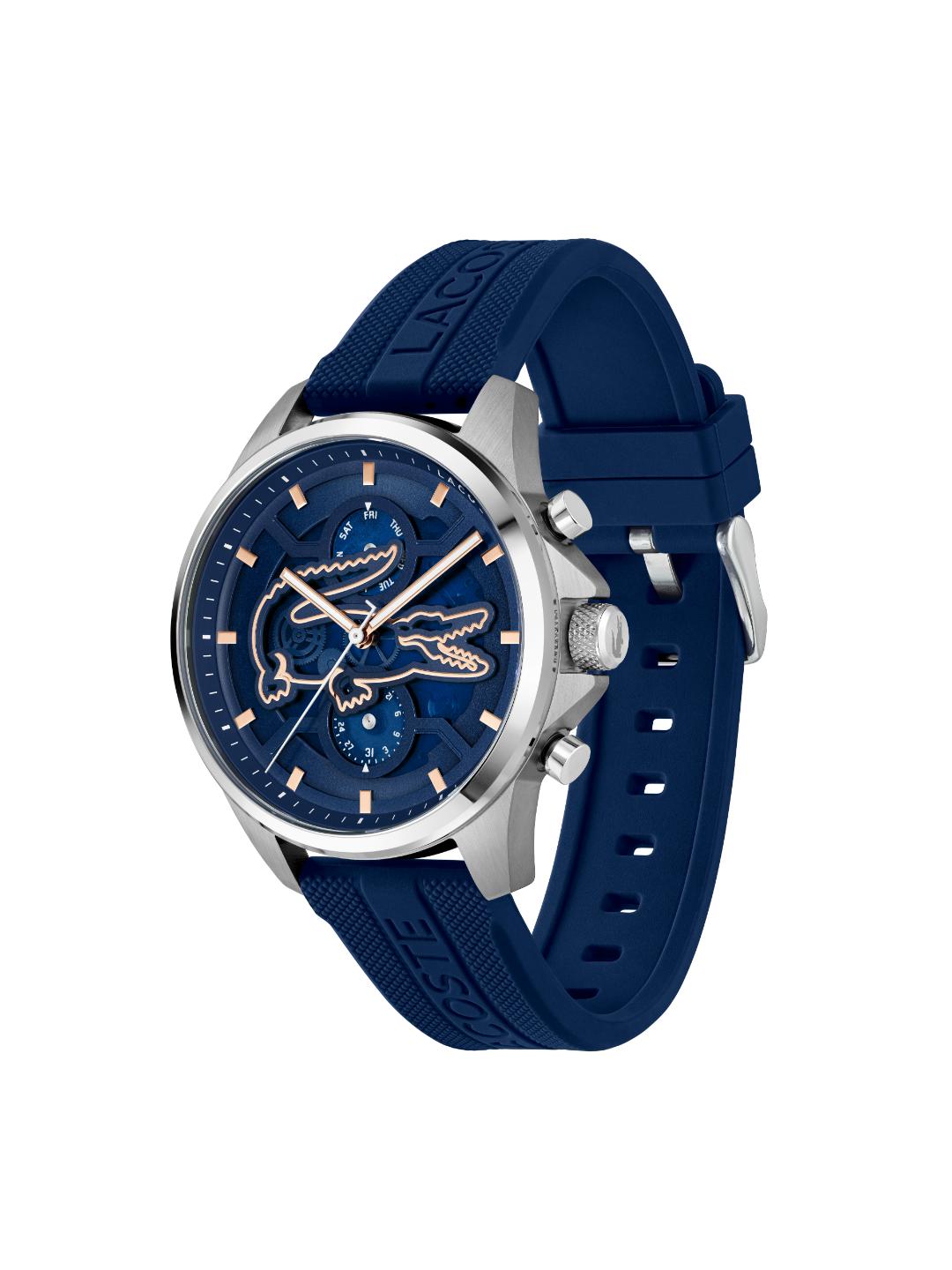 Lacoste Arthor Qtz Multifunction Blue Round Dial Men's Watch 2011538