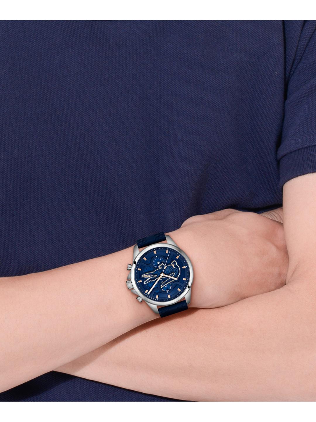 Lacoste Arthor Qtz Multifunction Blue Round Dial Men's Watch 2011538