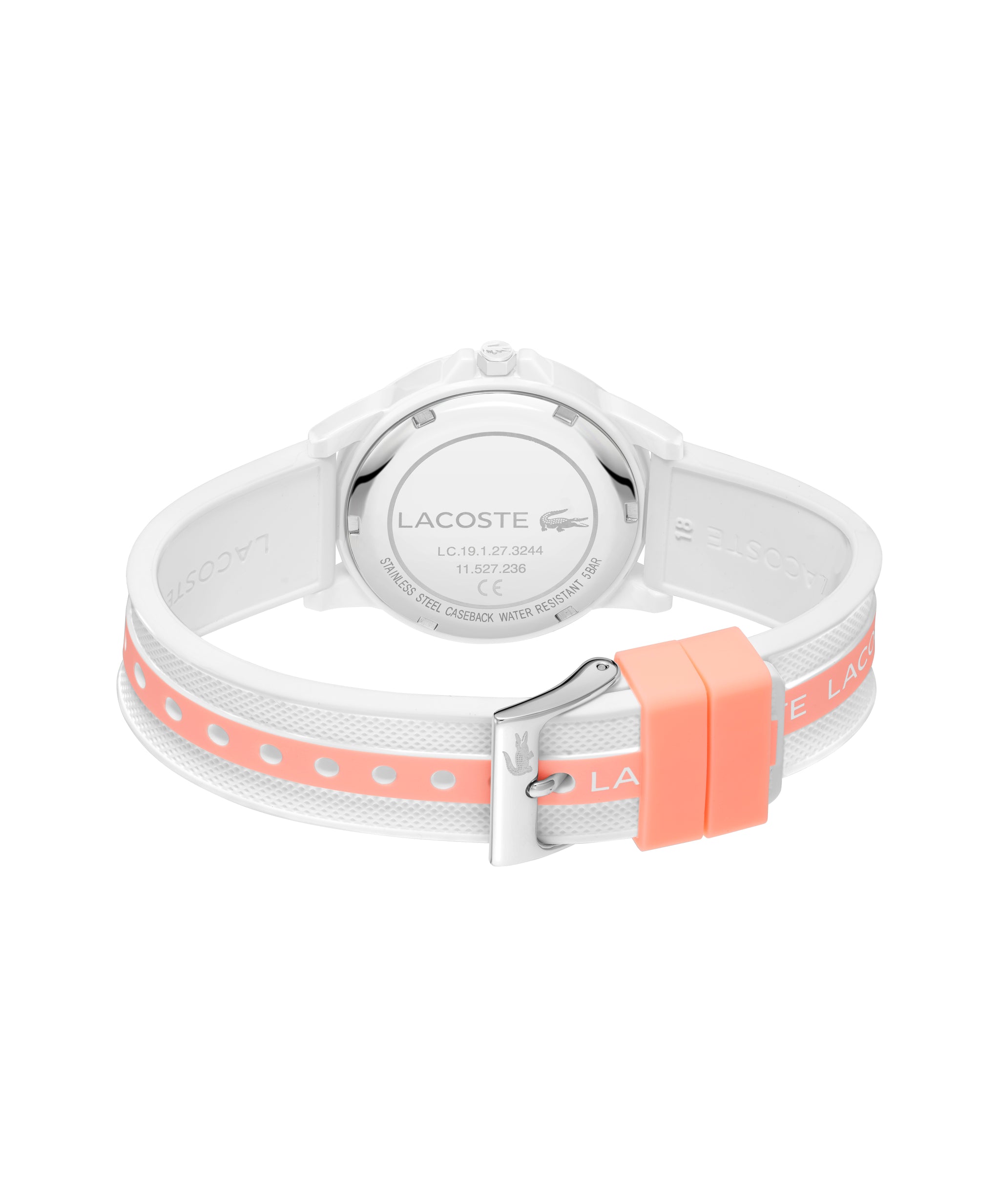Lacoste RIDER 36 mm White Dial Unisex Watch 2020143