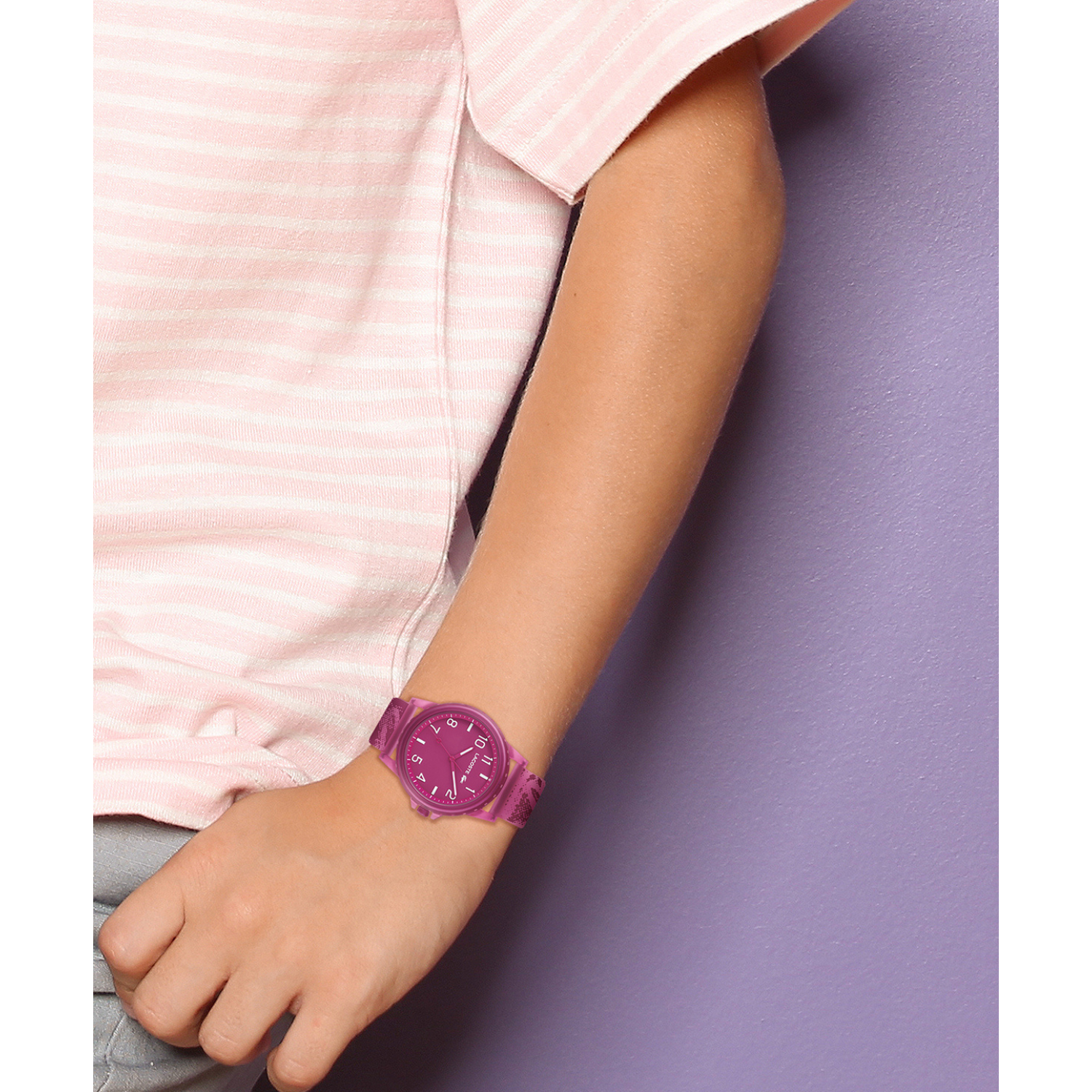 Lacoste RIDER 36 mm Pink Dial Unisex Watch 2020156