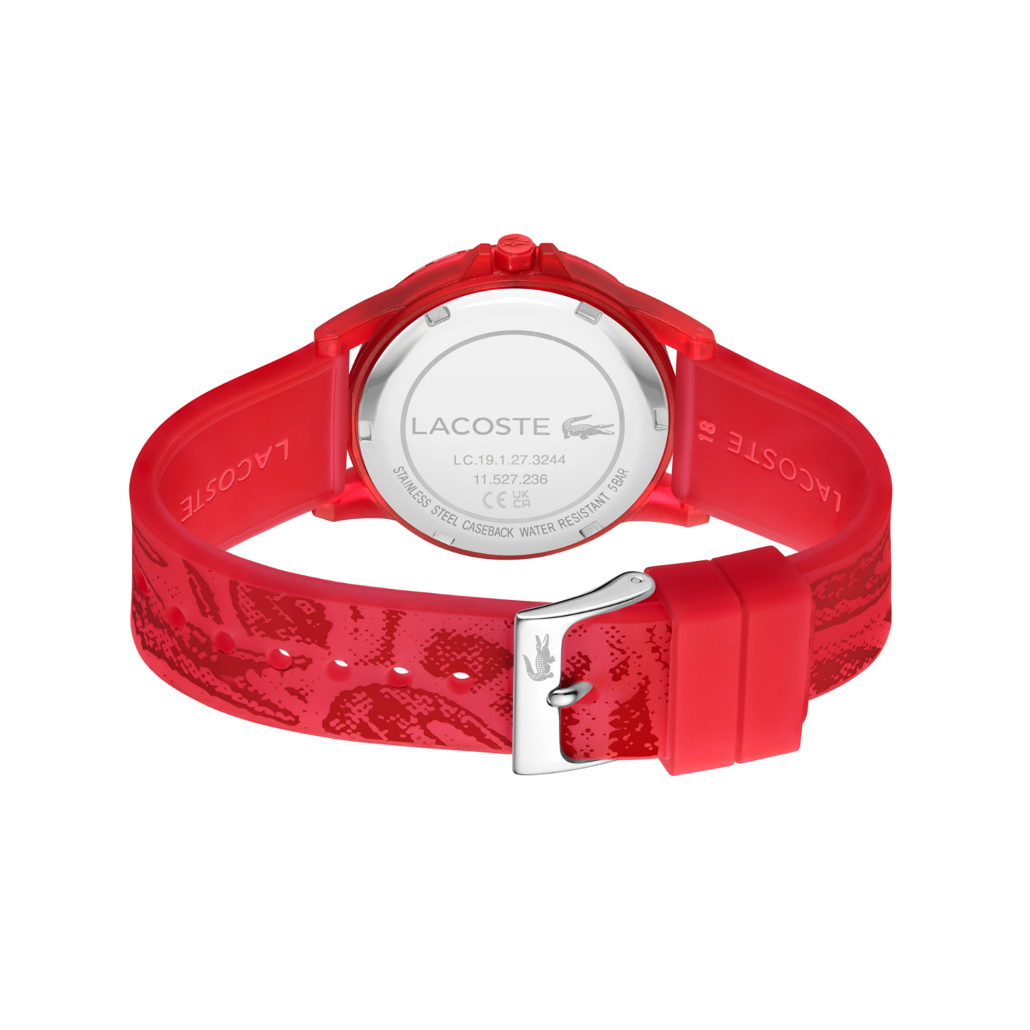 Lacoste RIDER 36 mm Red Dial Unisex Watch 2020158