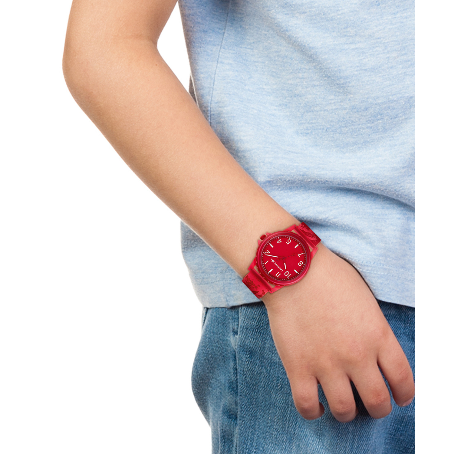 Lacoste RIDER 36 mm Red Dial Unisex Watch 2020158