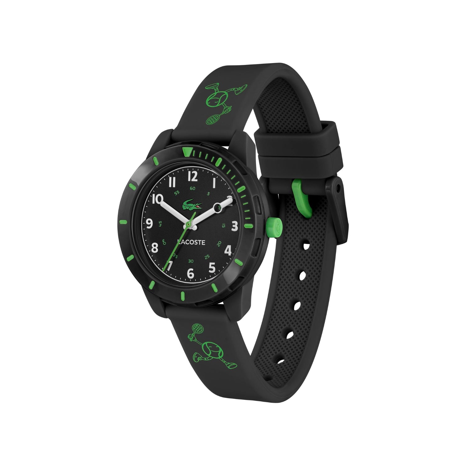 Lacoste MINI TENNIS 34.5 mm Black Dial Boys Watch 2030061
