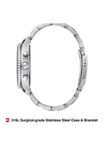 Victorinox Men 43 mm Size Blue Dial Maverick Analog Watch 241689