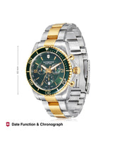 Victorinox Men 43 mm Size Green Dial Maverick Chronograph Watch 241693