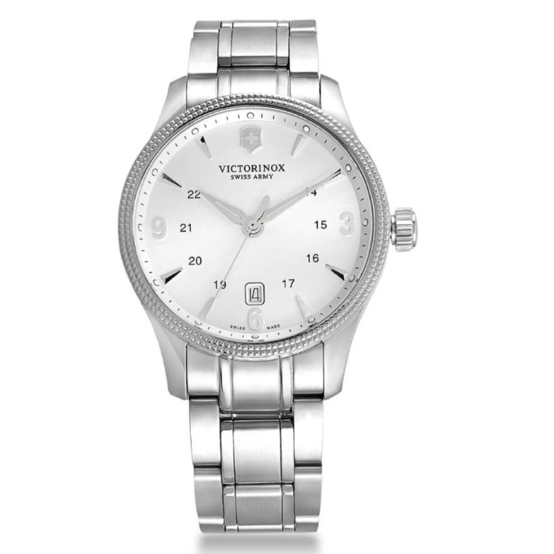 Victorinox Alliance 40 mm Silver Dial Men Watch 241712