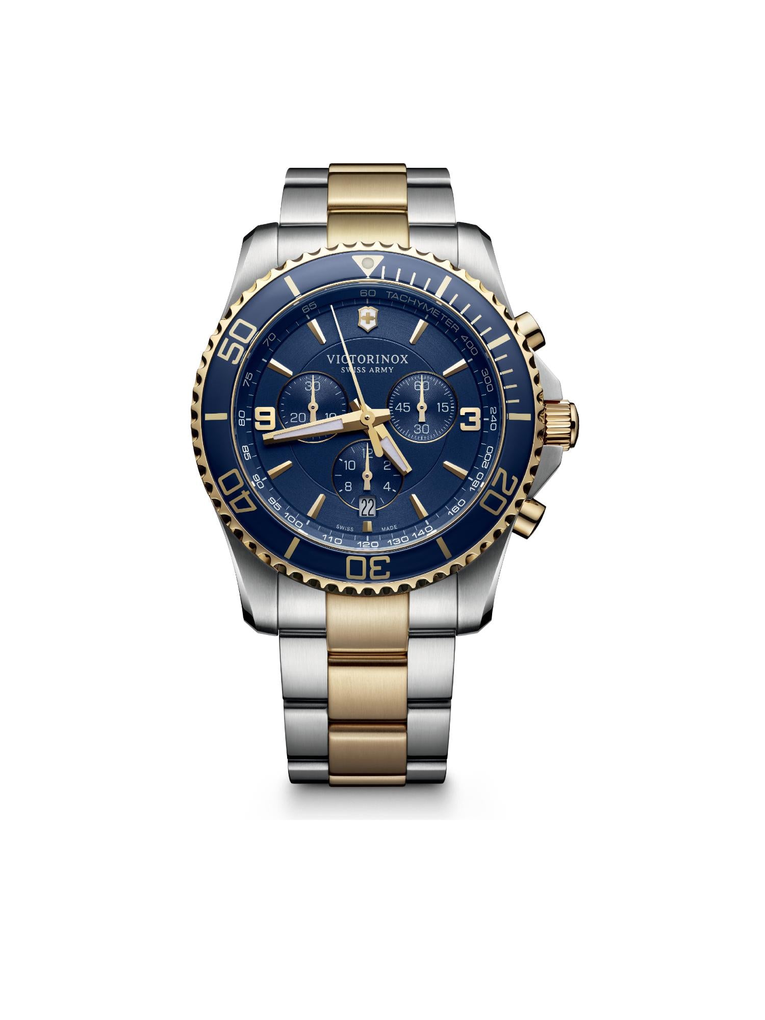 Victorinox Men 43 mm Size Blue Dial Maverick Chronograph Watch 241791