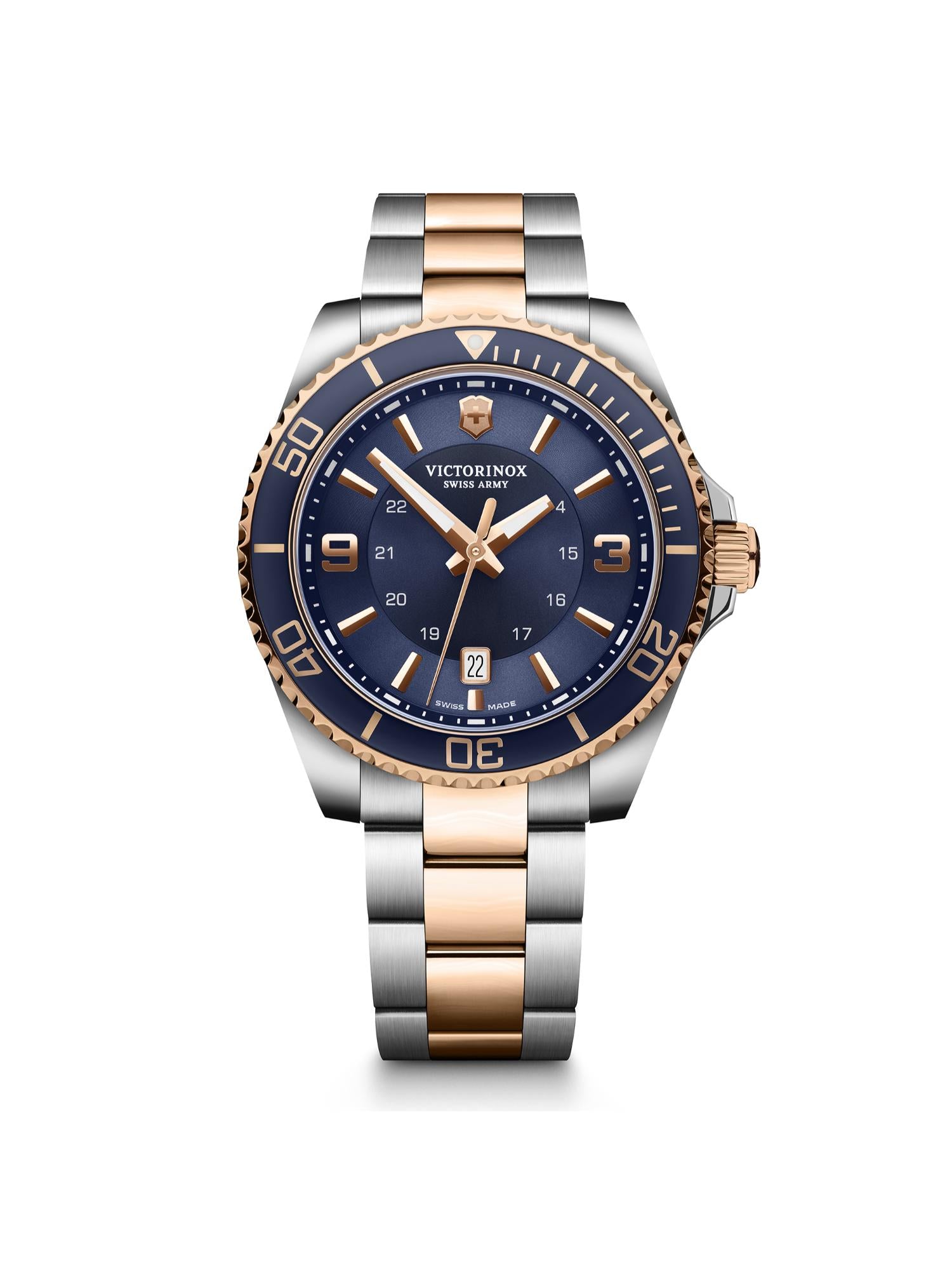Victorinox Men 43 mm Size Blue Dial Maverick Watch 241950