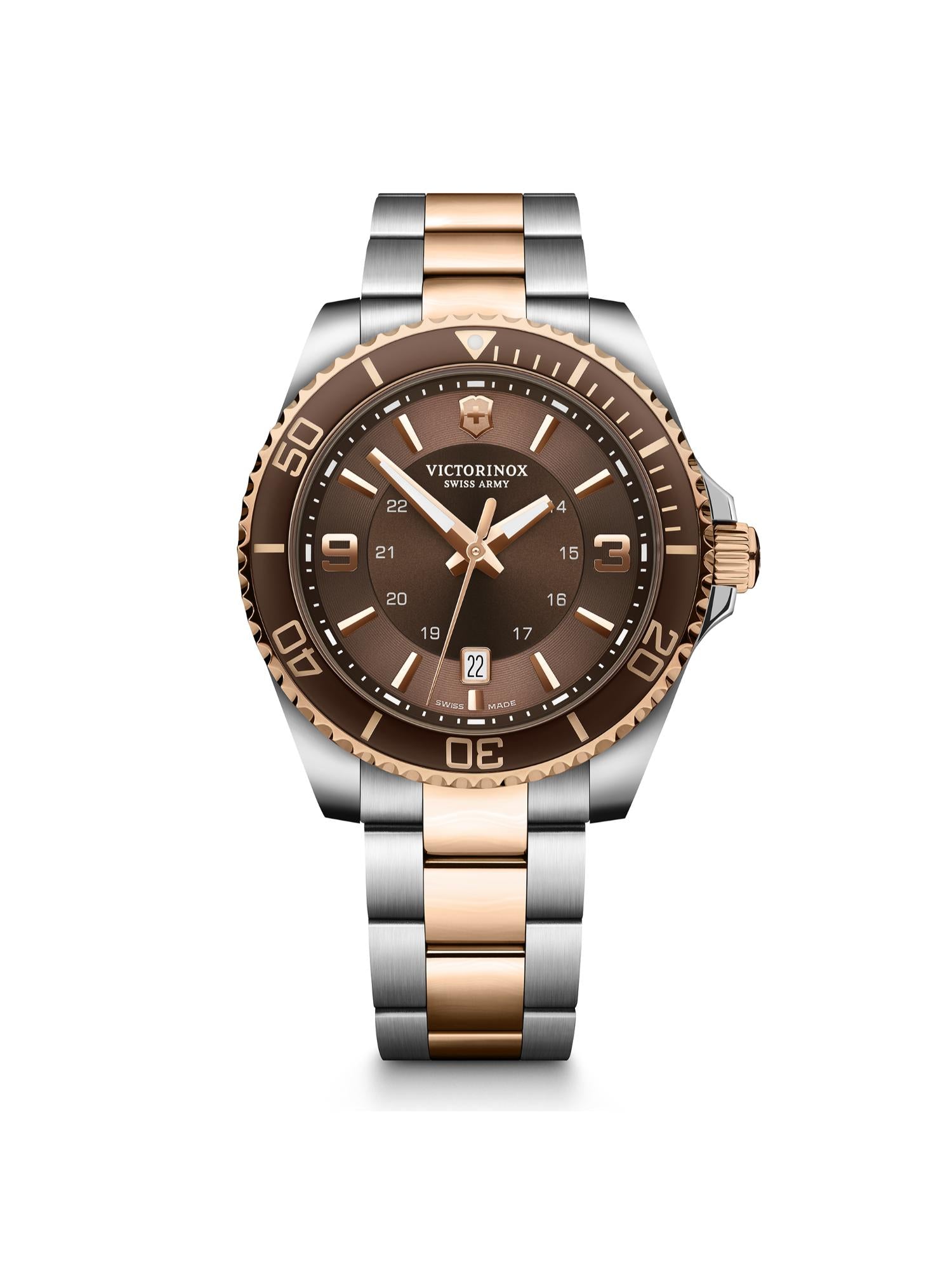 Victorinox Men 43 mm Size Brown Dial Maverick Watch 241951