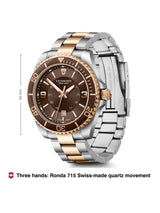 Victorinox Men 43 mm Size Brown Dial Maverick Watch 241951