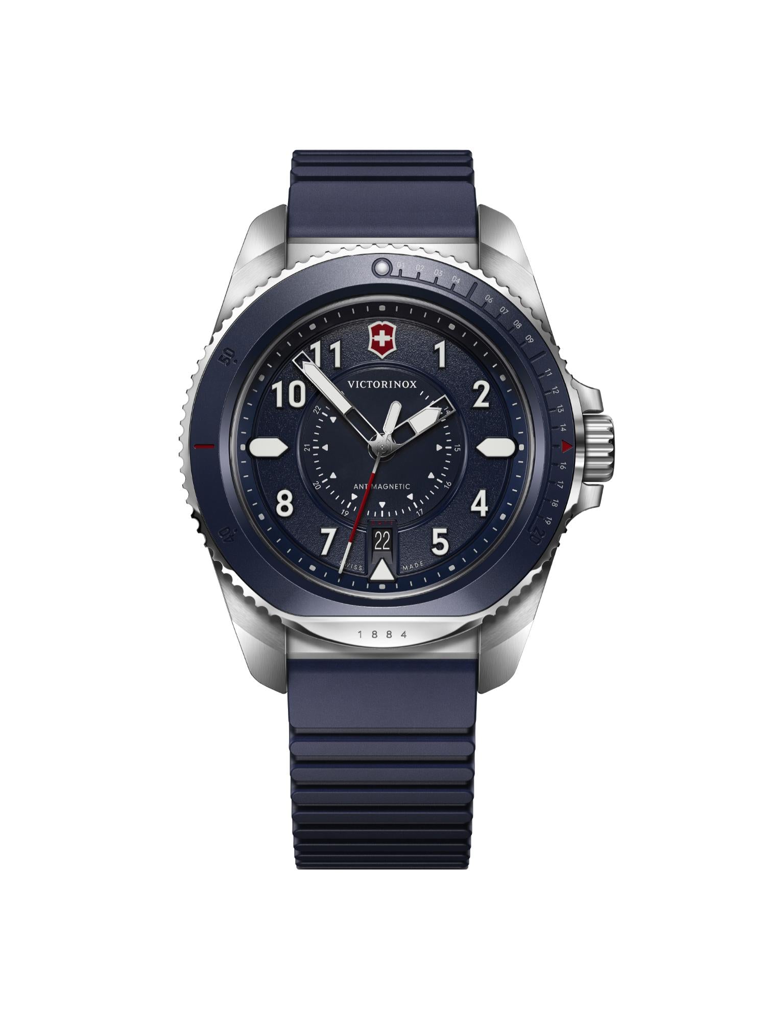 Victorinox Men 43 mm Size Blue Dial Journey 1884 Watch 241975