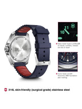 Victorinox Men 43 mm Size Blue Dial Journey 1884 Watch 241975