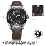 Victorinox Journey 1884 Black Dial 43 mm Men Quartz Watch- 241976.1