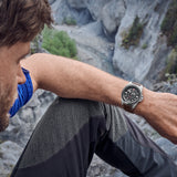 Victorinox Journey 1884 Black Dial 43 mm Men Quartz Watch- 241976.1