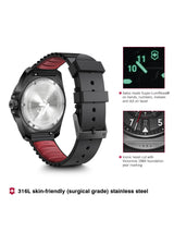 Victorinox Men 43 mm Size Black Dial Journey 1884 Watch 241982