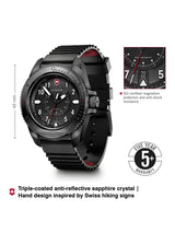 Victorinox Men 43 mm Size Black Dial Journey 1884 Watch 241982