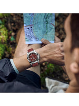 Victorinox Men 43 mm Size Red Dial I.N.O.X. Chrono Watch - 241986