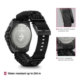 Victorinox I.N.O.X. Chrono Black Dial 43 mm Men Quartz Watch 241989.1
