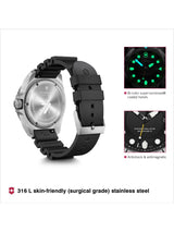 Victorinox Men 43 mm Size Black Dial Dive Pro Analog Watch 241990