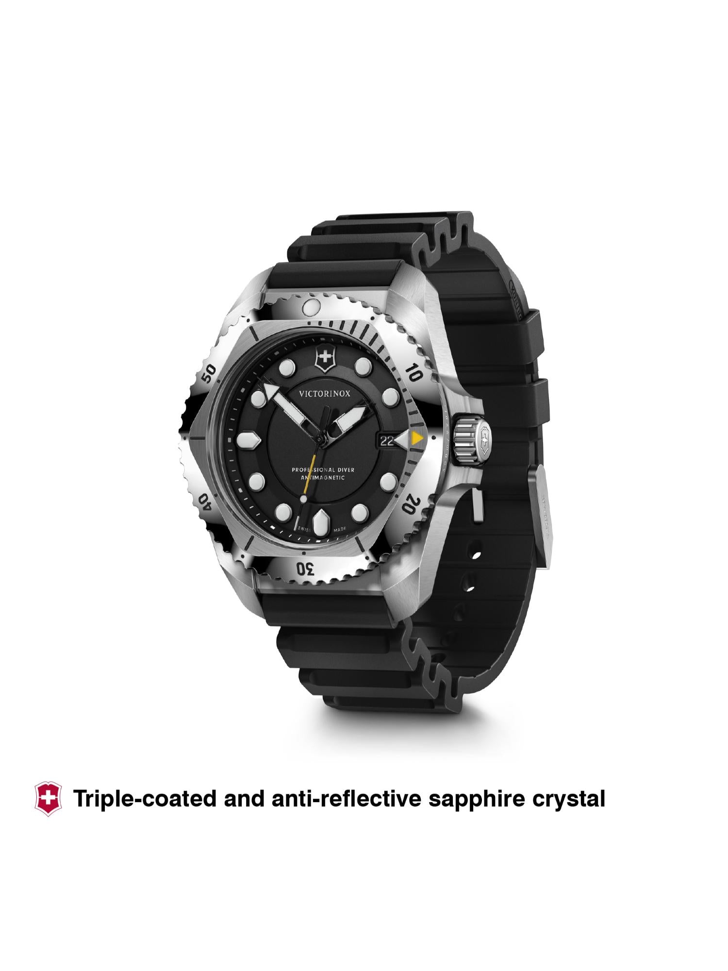 Victorinox Men 43 mm Size Black Dial Dive Pro Analog Watch 241990