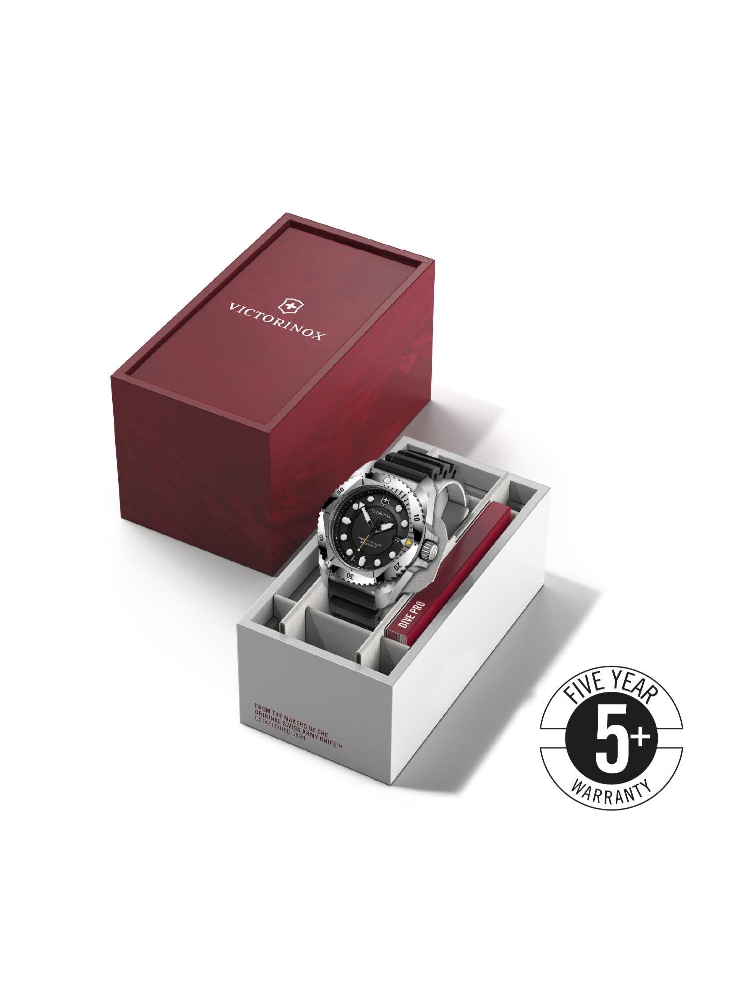 Victorinox Men 43 mm Size Black Dial Dive Pro Analog Watch 241990
