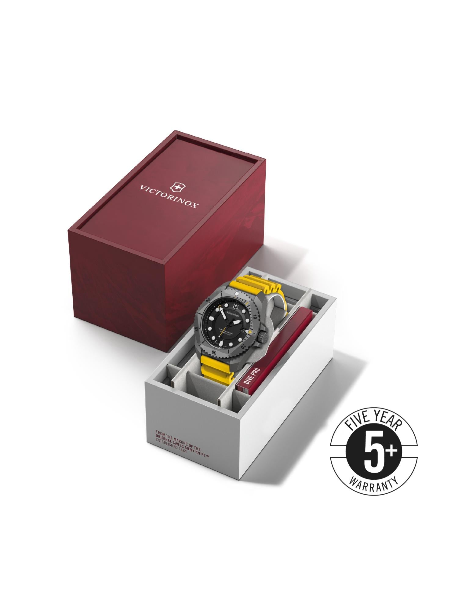 Victorinox Men 43 mm Size Black Dial Dive Pro Analog Watch 241992
